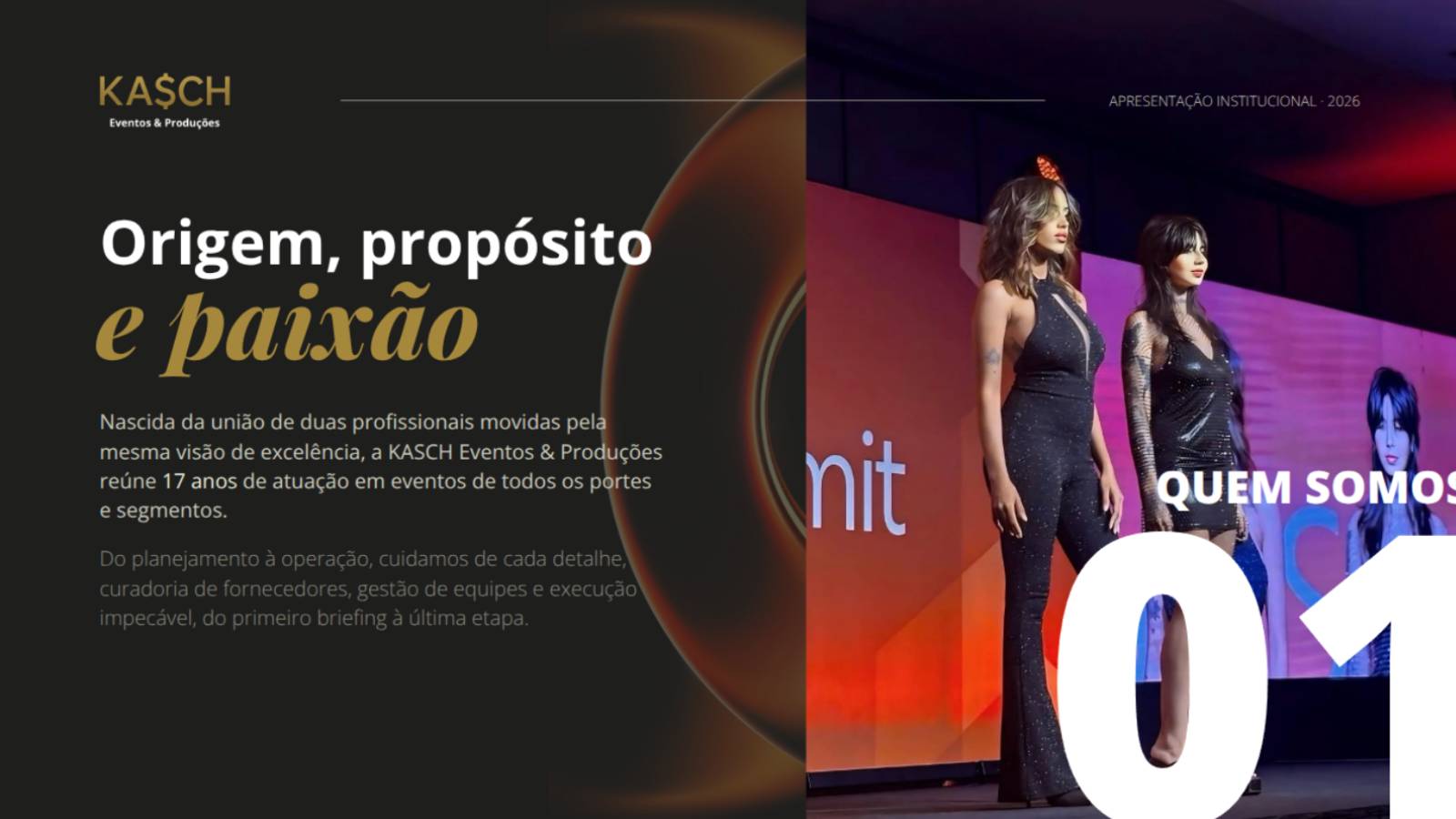 Apresentação — páginas internas