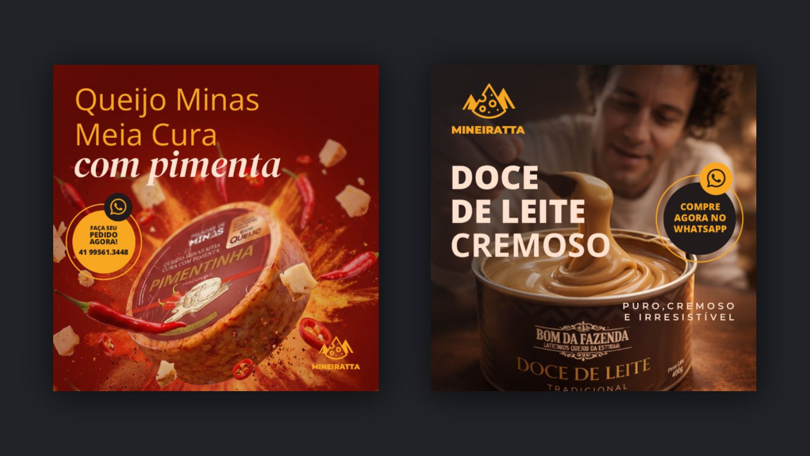Direção visual — o momento de consumo