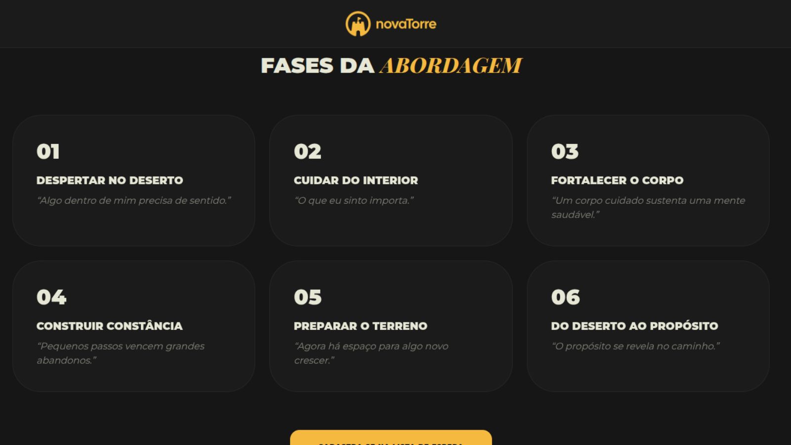 Seção de limites e escopo da Soffie